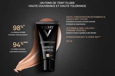 Vichy – échantillon Fluide Correcteur Dermablend gratuit